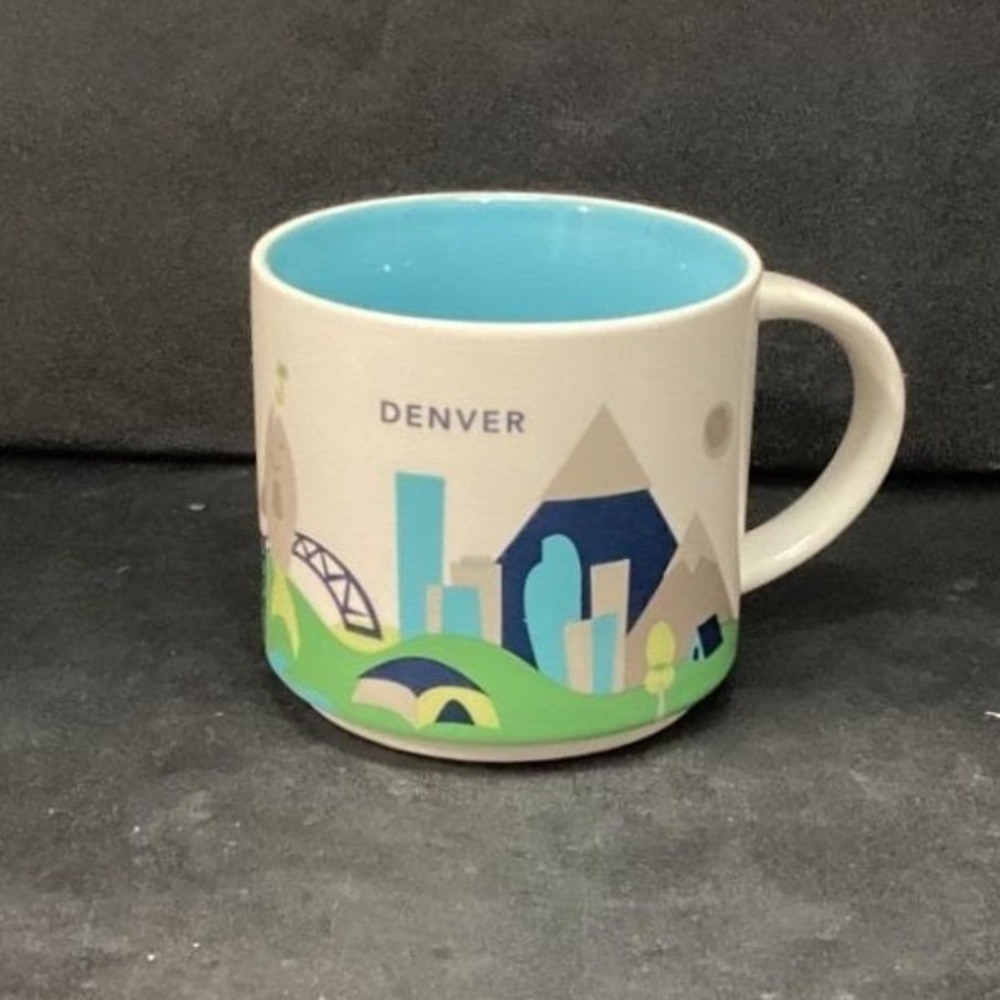 Starbucks Denver Colorado Coffee Cup, Vintage Inspired You Are‎ Here Collection